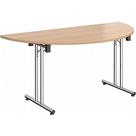 Upsilon Folding Semi-Circular Conference and Boardroom Tables - Office Furniture