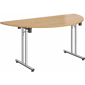 Upsilon Folding Semi-Circular Conference and Boardroom Tables - Office Furniture