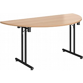 Upsilon Folding Semi-Circular Conference and Boardroom Tables - Office Furniture