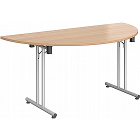 Upsilon Folding Semi-Circular Conference and Boardroom Tables - Office Furniture