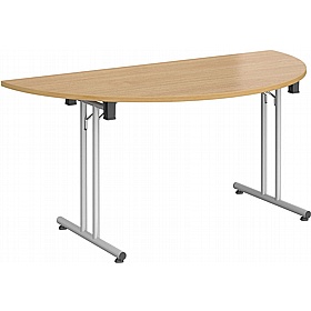 Upsilon Folding Semi-Circular Conference and Boardroom Tables - Office Furniture