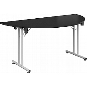 Upsilon Folding Semi-Circular Conference and Boardroom Tables - Office Furniture