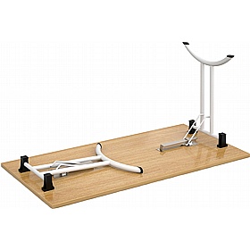 Upsilon Deluxe Folding Rectangular Conference and Boardroom Tables - Office Furniture