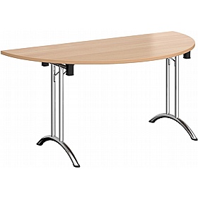 Upsilon Deluxe Folding Semi-Circular Conference and Boardroom Tables - Office Furniture