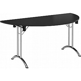 Upsilon Deluxe Folding Semi-Circular Conference and Boardroom Tables - Office Furniture