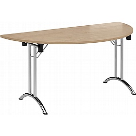 Upsilon Deluxe Folding Semi-Circular Conference and Boardroom Tables - Office Furniture