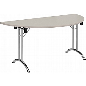 Upsilon Deluxe Folding Semi-Circular Conference and Boardroom Tables - Office Furniture