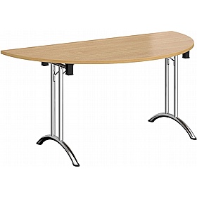Upsilon Deluxe Folding Semi-Circular Conference and Boardroom Tables - Office Furniture