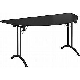 Upsilon Deluxe Folding Semi-Circular Conference and Boardroom Tables - Office Furniture