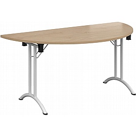 Upsilon Deluxe Folding Semi-Circular Conference and Boardroom Tables - Office Furniture