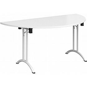 Upsilon Deluxe Folding Semi-Circular Conference and Boardroom Tables - Office Furniture