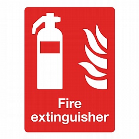 Fire Extinguisher Rigid Plastic Signs