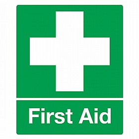 First Aid Rigid Plastic Signs