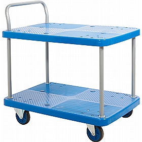 ProPlaz Blue Tiered Trolleys