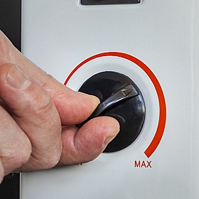 Calidum 2000W Convector Heater with Thermostat and Turbo Fan - Premises