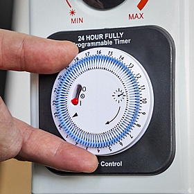 Calidum 2000W Convector Heater with Thermostat, Turbo Fan and Timer - Premises