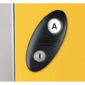 Stellar Probe Antibacterial Sloping Top Lockers With Cam Lock - Lockers & Cloakroom