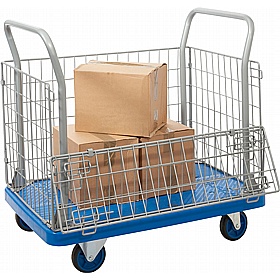 ProPlaz Blue Mesh Platform Trolleys