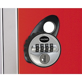 Stellar Probe Antibacterial Sloping Top Lockers With Manual Combination Lock - Lockers & Cloakroom