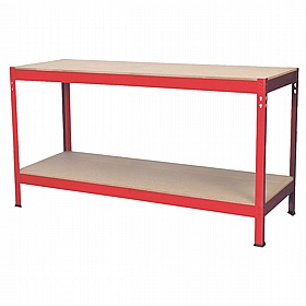 Artifex Steel Workbenches with Wooden Top - Workshop