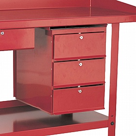 Artifex 3 Drawer Fixed Storage Pedestal