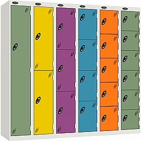 Stellar Probe Equinox Antibacterial Lockers with Cam Lock