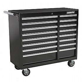 Superline Pro Extra Wide 16 Drawer Heavy Duty Rollercab Chests