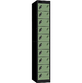 Stellar Probe Equinox Antibacterial 10 Compartment Lockers with Cam Lock