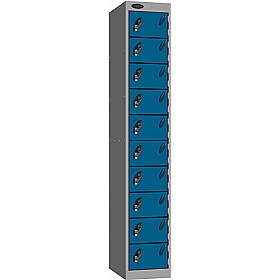 Stellar Probe Antibacterial 10 Compartment Lockers with Hasp and Staple Lock