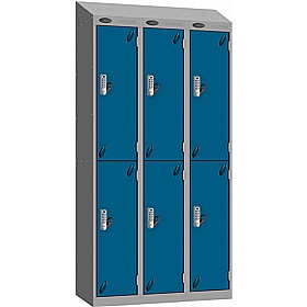 Stellar Probe Antibacterial Sloping Top Lockers With Digital Combination Lock - Lockers & Cloakroom