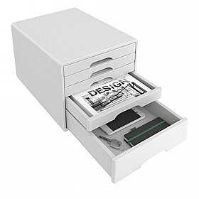 Leitz Plus 5 Drawer Desktop Cabinet - Office Furniture