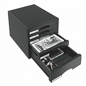 Leitz Plus 5 Drawer Desktop Cabinet - Office Furniture