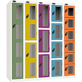 Stellar Probe Equinox Antibacterial Anti-Theft Vision Lockers with Cam Lock