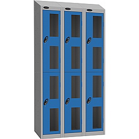 Stellar Probe Antibacterial Sloping Top Anti-Theft Vision Lockers with Cam Lock - Lockers & Cloakroom