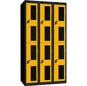 Stellar Probe Equinox Antibacterial Anti-Theft Vision Lockers with Hasp and Staple Lock - Lockers & Cloakroom