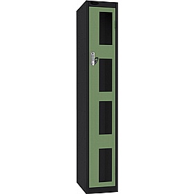 Stellar Probe Equinox Antibacterial Anti-Theft Vision Lockers with Digital Combination Lock - Lockers & Cloakroom