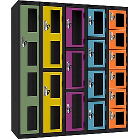 Stellar Probe Equinox Antibacterial Anti-Theft Vision Lockers with Digital Combination Lock