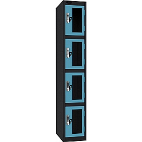 Stellar Probe Equinox Antibacterial Anti-Theft Vision Lockers with Digital Combination Lock - Lockers & Cloakroom