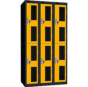Stellar Probe Equinox Antibacterial Anti-Theft Vision Lockers with Digital Combination Lock - Lockers & Cloakroom