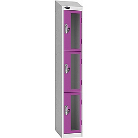 Stellar Probe Equinox Antibacterial Sloping Top Anti-Theft Vision Lockers with Digital Combination Lock - Lockers & Cloakroom