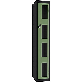 Stellar Probe Equinox Antibacterial Anti-Theft Vision Lockers with Manual Combination Lock - Lockers & Cloakroom