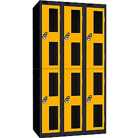 Stellar Probe Equinox Antibacterial Anti-Theft Vision Lockers with Manual Combination Lock - Lockers & Cloakroom