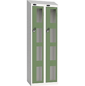 Stellar Probe Equinox Antibacterial Sloping Top Anti-Theft Vision Lockers with Manual Combination Lock - Lockers & Cloakroom