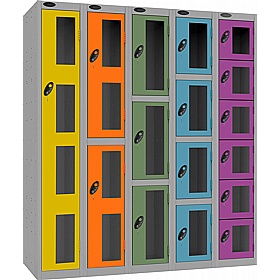 Stellar Probe Equinox Antibacterial Anti-Theft Vision Lockers with Coin Return Lock