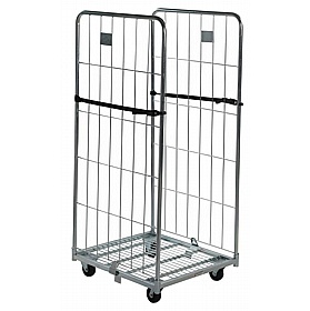 Palus 2 Sided Demountable Roll Pallet Cages With Rod Infill Frame