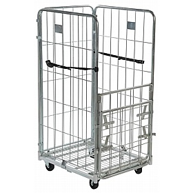 Palus 4 Sided Demountable Roll Pallet Cages With Rod Infill Frame