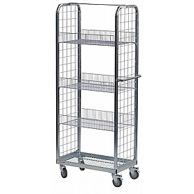 Comod Multi-Use U Shelf Merchandise Picking Trolley