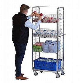 Comod Multi-Use U Shelf Merchandise Picking Trolley - Handling & Lifting