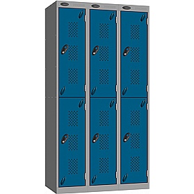 Stellar Probe Antibacterial Perforated Door Lockers with Cam Lock - Lockers & Cloakroom