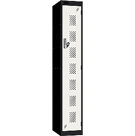 Stellar Probe Antibacterial Perforated Door Lockers with Digital Combination Lock - Lockers & Cloakroom
